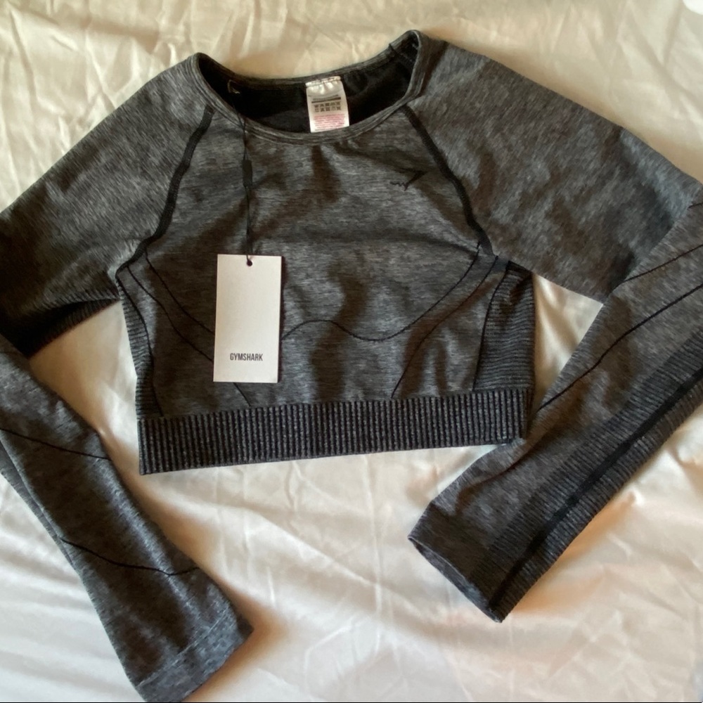 Gymshark hyper amplify seamless crop